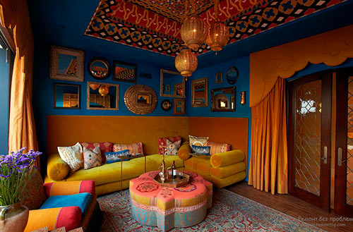 Мебель в марокканском интерьере
