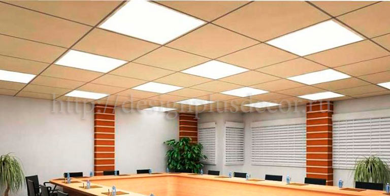 офисные светильники встраиваемые в потолок